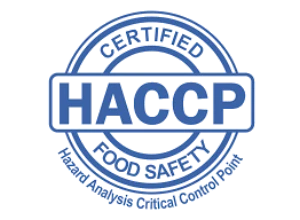 HACCP certified food safety